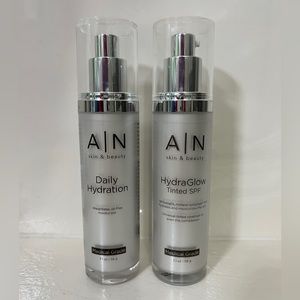 AN Skin and Beauty Daily Hydration Moisturizer and HydraGlow Tinted SPF